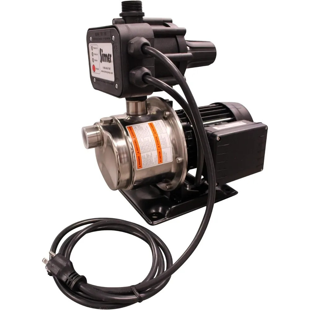 4075SS-01 3/4 HP Pressure Booster Pump Powerful 3/4 HP Pressure Booster Pump Includes 6-foot 115-volt Power Cord