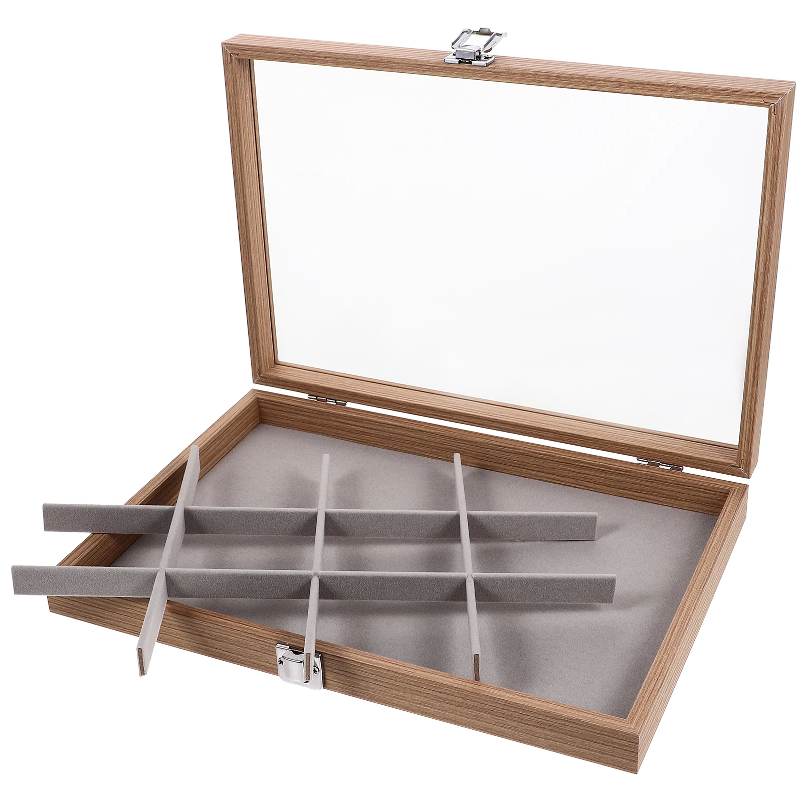 

Wooden Display Box Jewelry Case Bracelet Boxes Organizer Holder Jewellery Organizers Necklace