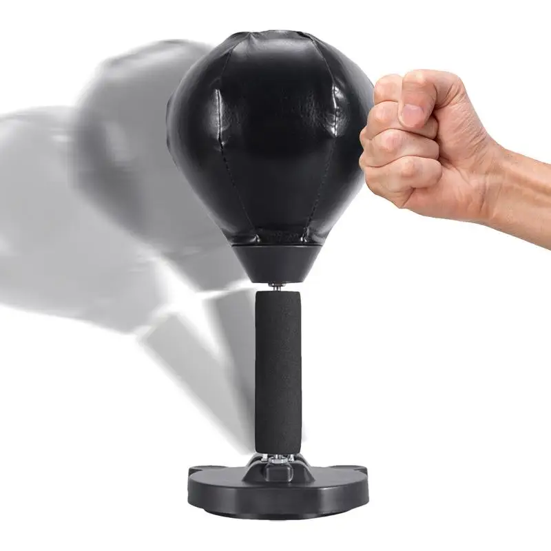 Punching Bag Desktop Punching Bag Stress Buster With Suction Cup Desk Table Boxing Punch Ball Fun Punch Rage Bag for Office