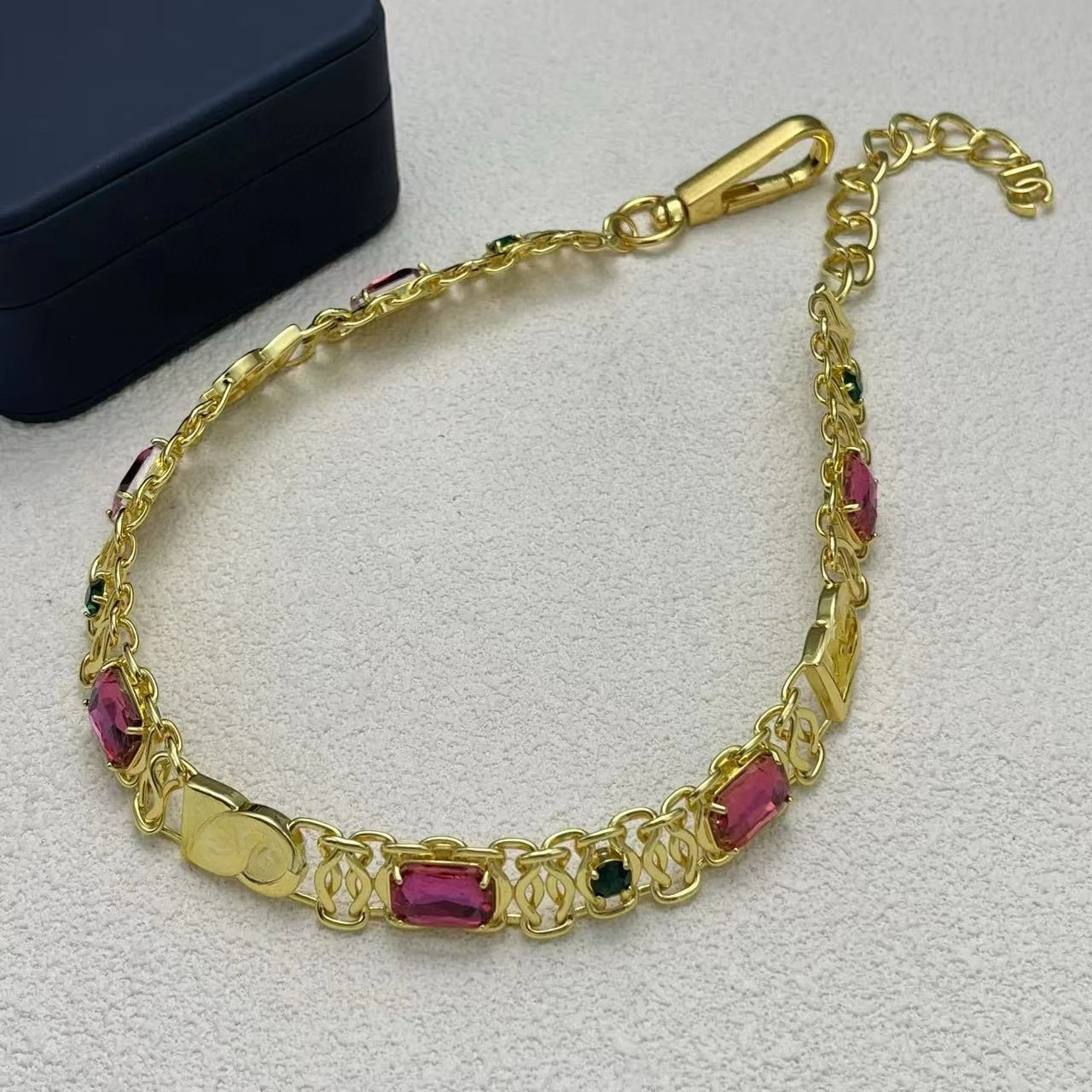 

Алмазное ожерелье с буквой D, винтажное ожерелье, серьги с ветром для женщин