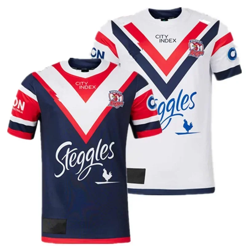 

2024 Sydney Roosters Home / Away Rugby Jersey - Mens Size:S-5XL（Print Name Number）Top Quality