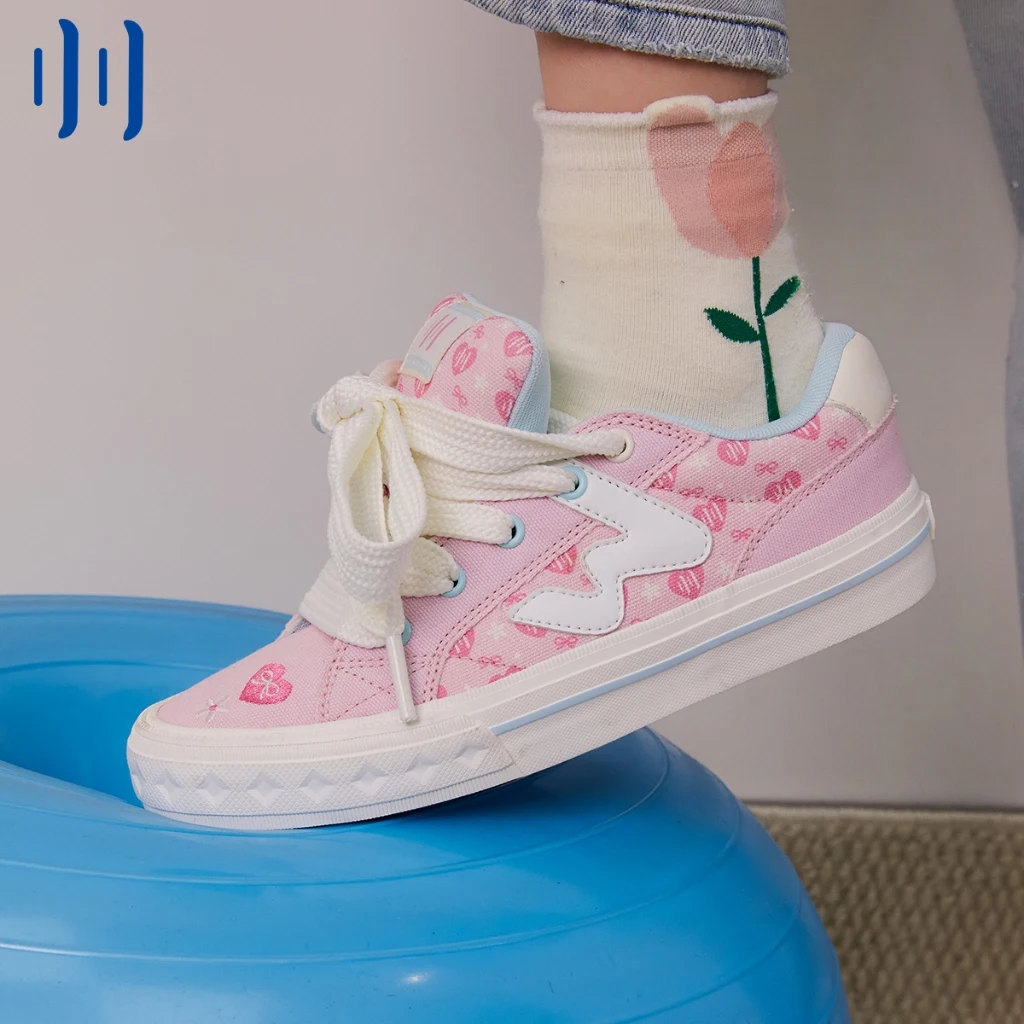 Women Shoes Logo - Ollieskate BAKE Pink Heart Logo Low