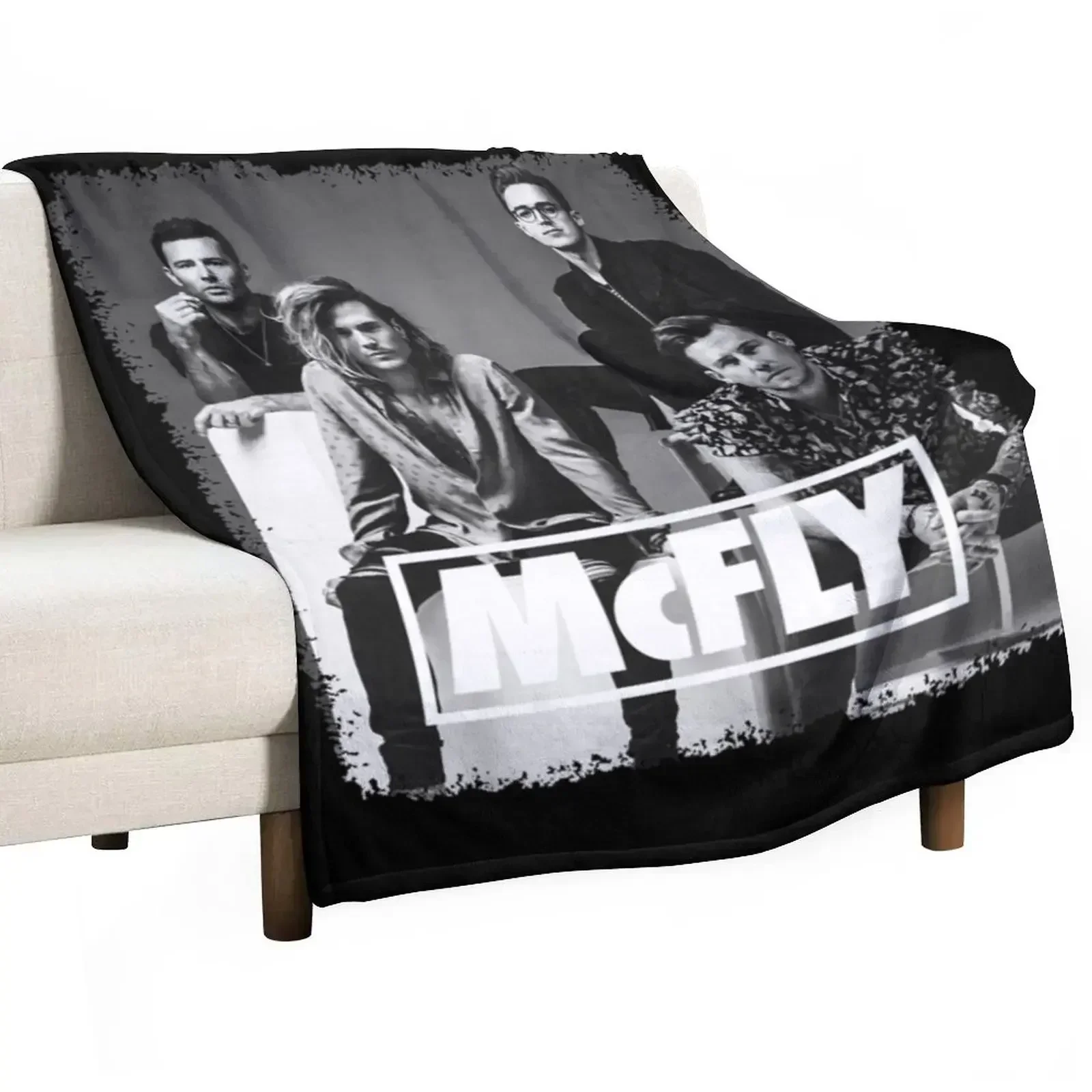 Funny Gift Mcfly Band 2021 Boy For Fans Throw Blanket Sofas Plush Blankets For Sofas Large Blankets