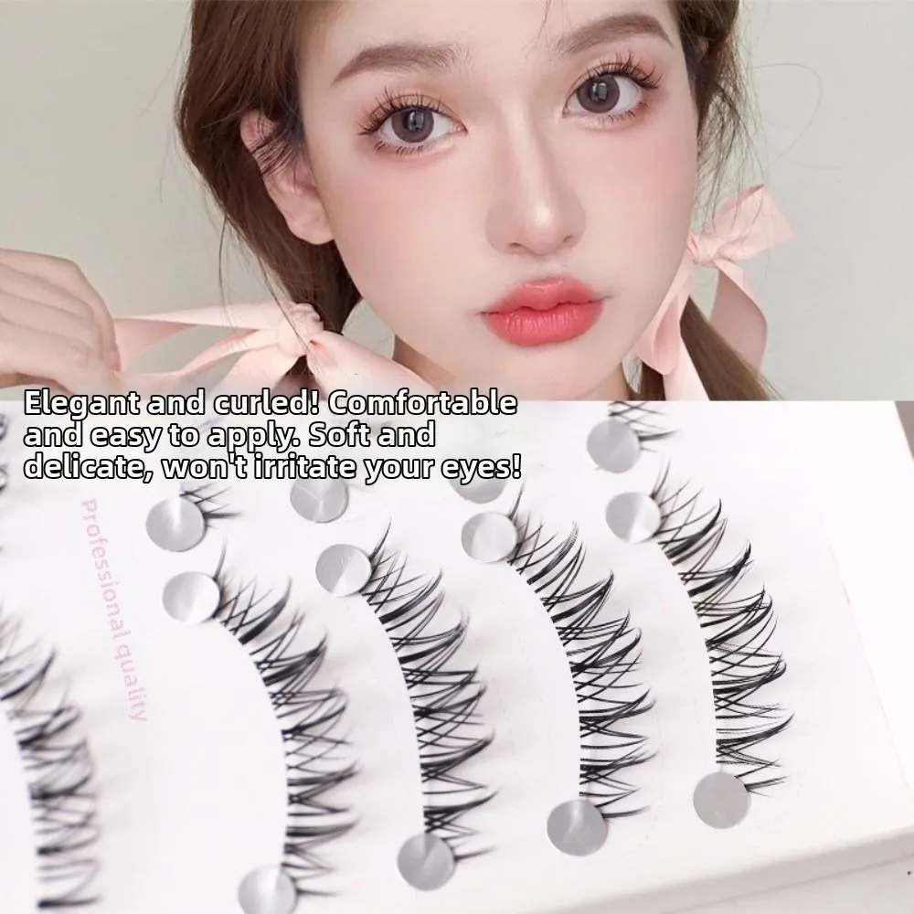 Faux cils de style thaïlandais faits à la main, sans cruauté, 3D, en faux vison, naturels, longs, extensions de cils