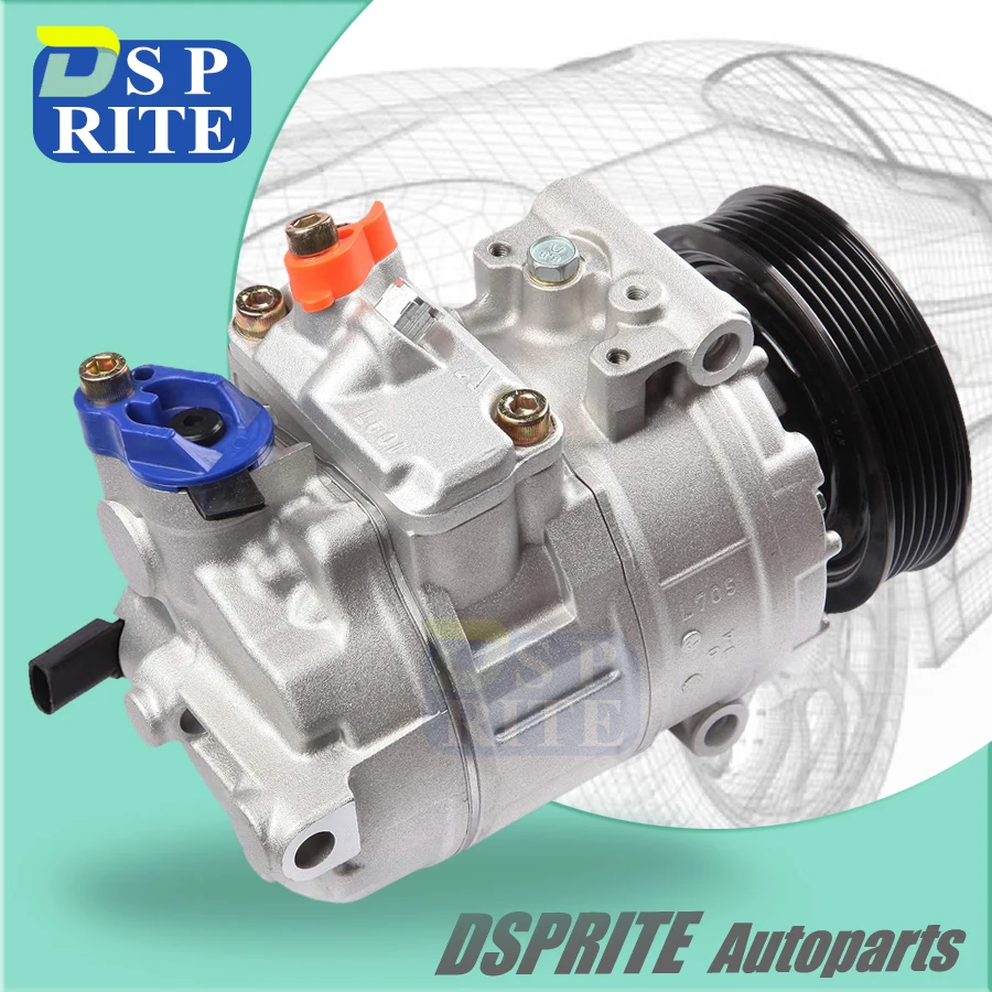 

Компрессор кондиционера 6SEU14C 8K0260805L DCP02060 8KD260805 4F0260805AA 4F0260805AE 8K0260805E 8E0260805BP 4F0260805T для Audi A4 Q5 A6