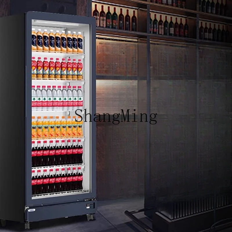 ZYY ตู้โชว์สองประตูขนาดใหญ่ระบายความร้อนด้วยอากาศแนวตั้งในครัวเรือนตู้แช่เย็นและตู้แช่เครื่องดื่มสด