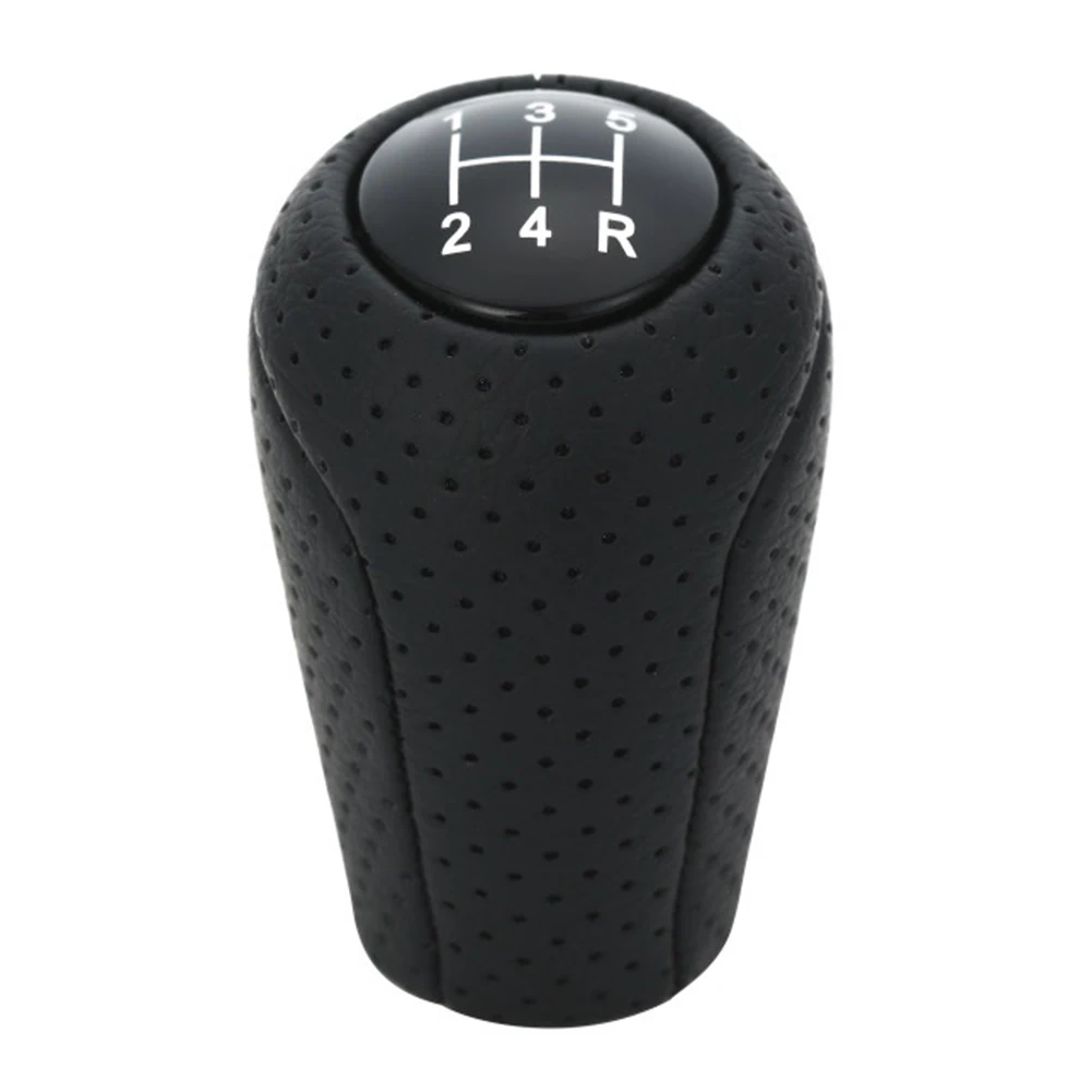 Leather Shift Knob Gear Shift Knob Stylish Interior Accessory Water Resistance Design Simple Installation Process