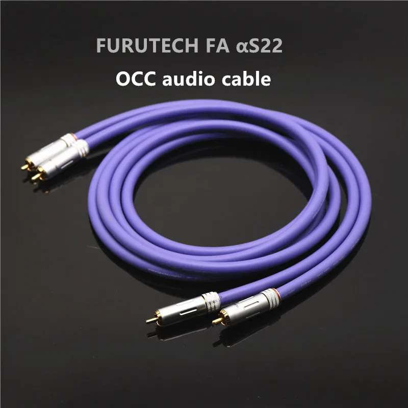 

Аудио кабель FURUTECH a22 OCC hifi, стандартный кабель RCA