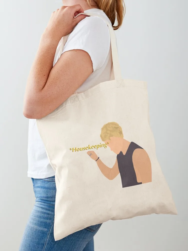 

Jj saying housekeeping Tote Bag tote bags cloth bags sacs de shopping ecological bags reusable shopping bag