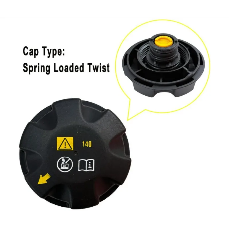1.4 Bar Coolant Expansion Tank Cap for BMW 1 2 3 4 5 Series X3 X4 X5 X6 Z4 Replaces 17117521071 17117639020