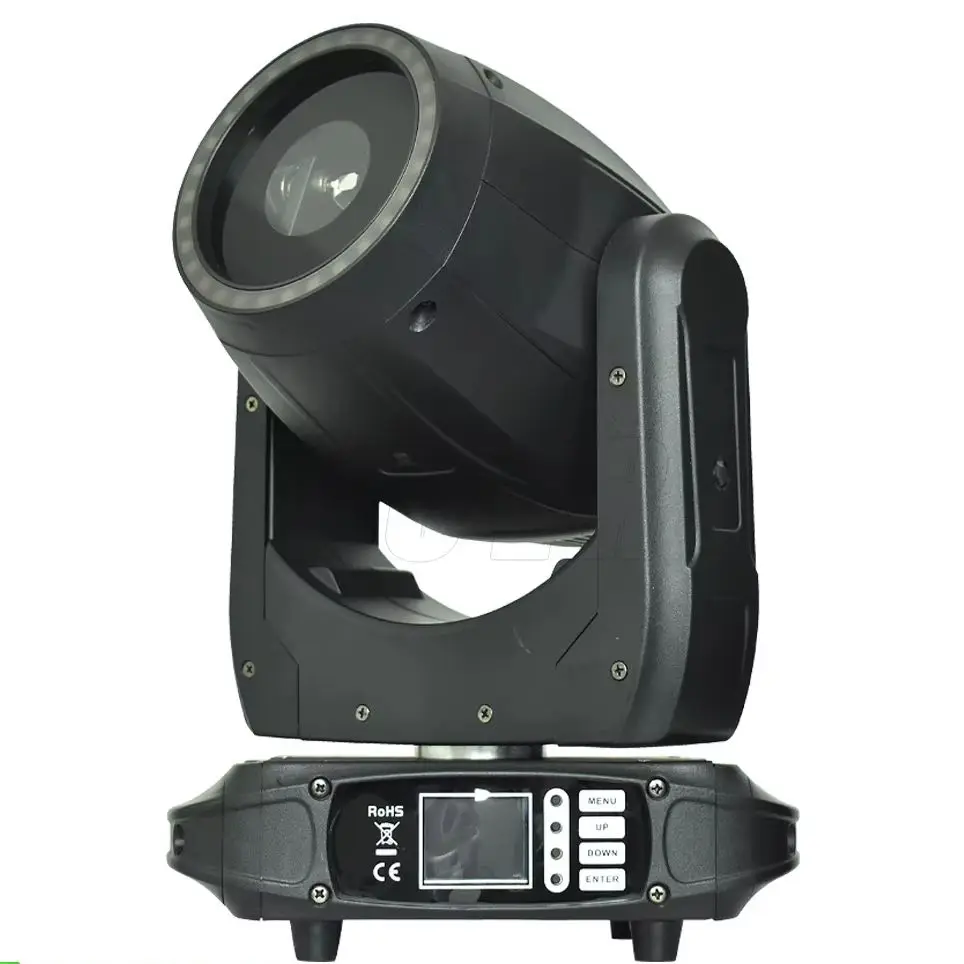 Beam Gobo 5W RGB Laser Moving Head Light DMX512 With LED 30PCS 5050 RGB Ring Stage Lighting For Dj Disco Party Wedding Bar Lamp