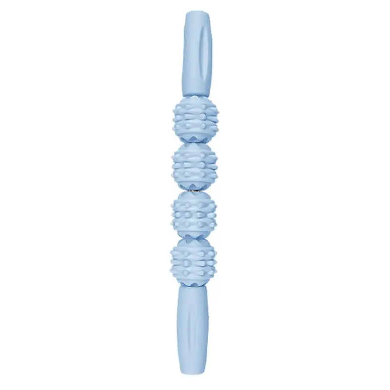 

4-Wheel Massage Neck Leg Massager Stick Anti-Cellulite Stick Body Foot Leg Slimming Massage Muscle Roller Massage Stick