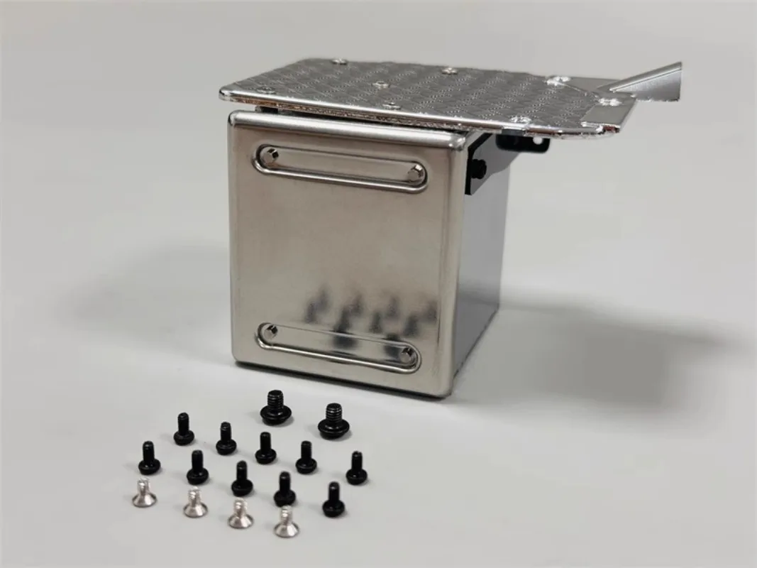 Metall-Auspuff-Tank-Ersatzteile für 1/14 Tamiya RC Truck Car Trailer Kipper Scania 770S R470 R620 DIY Teile Autozubehör