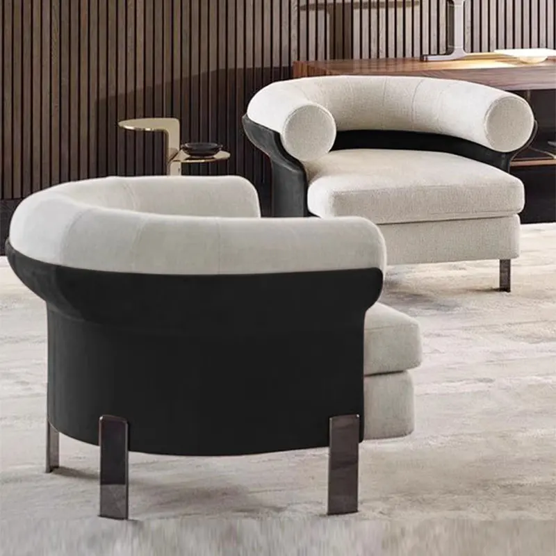 

Reception Unique Living Room Sofas Bedroom Single Armchair Lazy Sofas Chaise Floor Lounge Mid Century Muebles Trendy Furniture