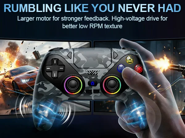 Für Playstation 5/PS5 Controller, RGB Wireless Gamepad, Turbo Dual Sense Vibration Programmierbarer 3D Gaming Controller – Detail 23