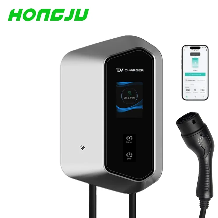 Factory Wholesale Ev Charger 32a Type2 Smart APP Home Wallbox Charging Station