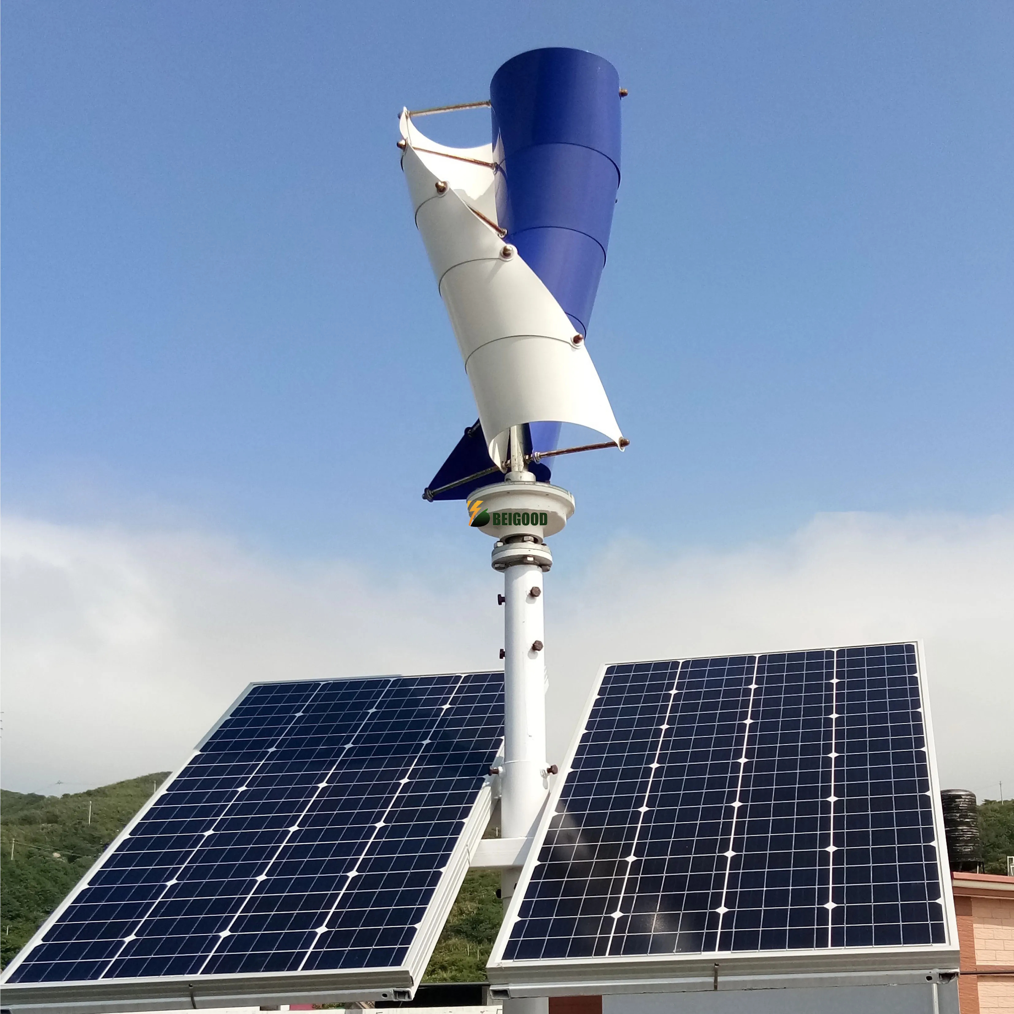 Direct Selling Spiral Wind Turbine 3kw 5 Kw Residential Wind Turbine Wind Generator With Controller