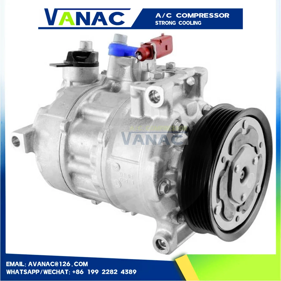 6SAS14C A/C AC COMPRESSOR 4G0260805Q 4G0260805T 8T0260805F 8T0260805P 8T0260805S 447140-0330 FOR AUDI A4 A6 C7 A5 Q5 2.0 2008-