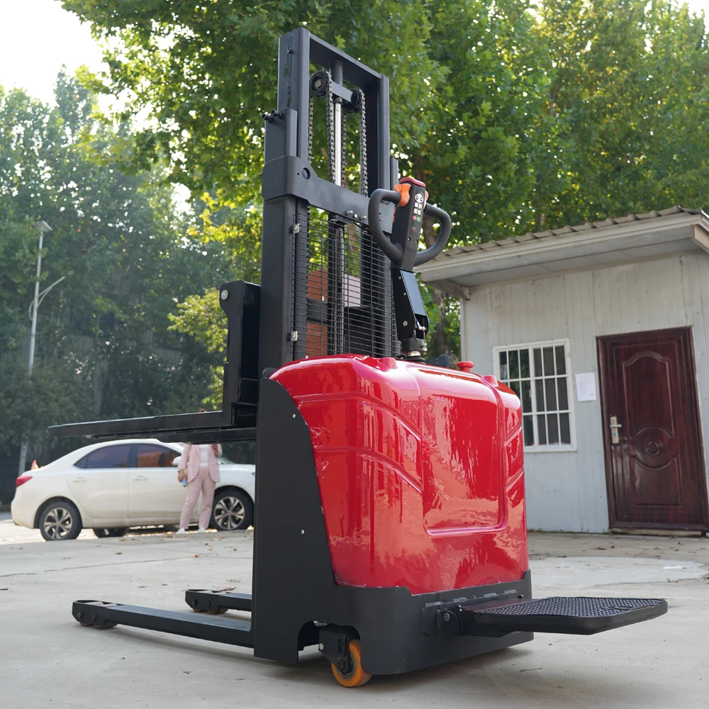 

Customized Hot Selling 1.5T 4.5m Electric Forklift Stacker Electric Automatic Elevator Electric Stacker Pallet Stacker