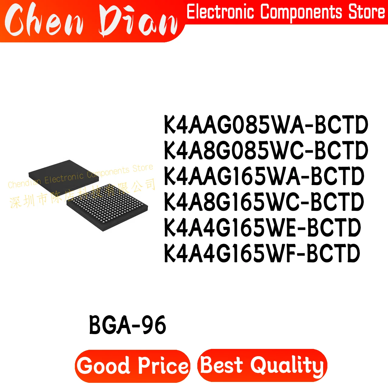 

K4AAG085WA K4A8G085WC K4AAG165WA K4A8G165WC K4A4G165WE K4A4G165WF-BCTD new original genuine DDR SDRAM