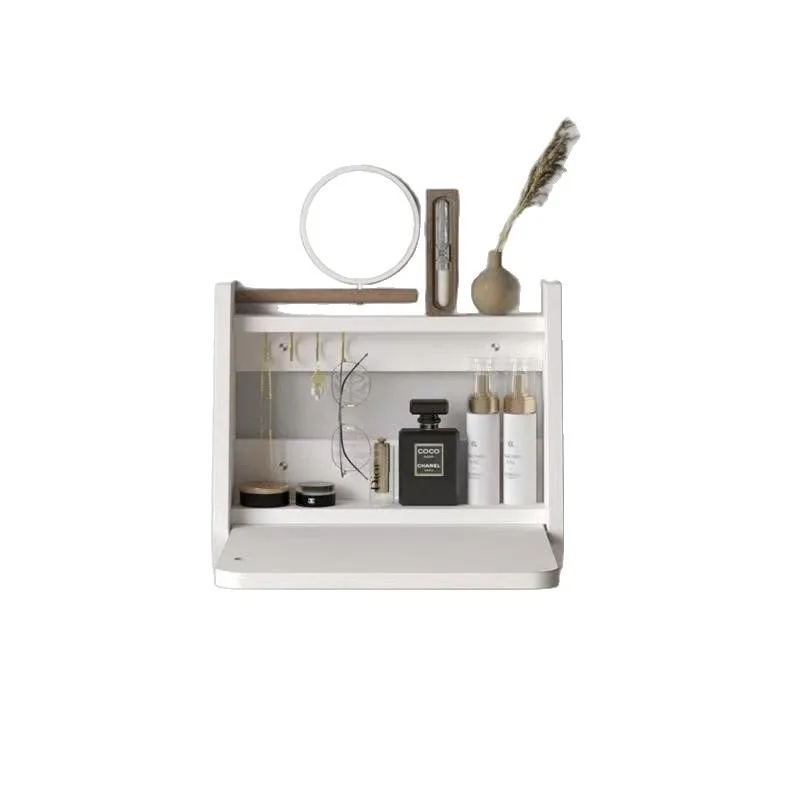

Dresser small size folding table, wall-mounted dressing table storage multi-function, table