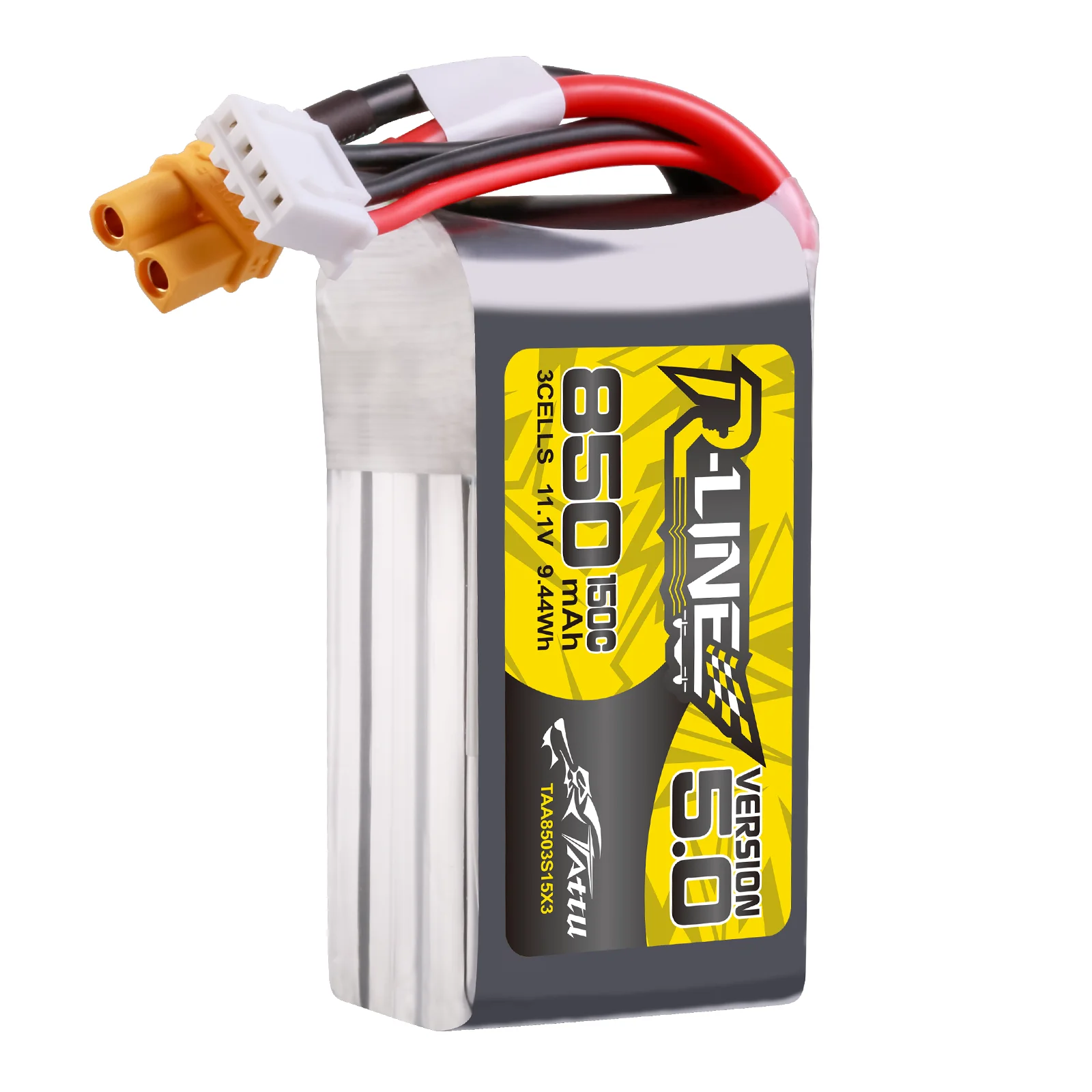 Tattu R-Line Version 5.0 V5 850/1050/1200/1300/1400/1550mAh 150C 3/4/6S Lipo Battery XT60 Plug FPV Racing Drone RC Quadcopter