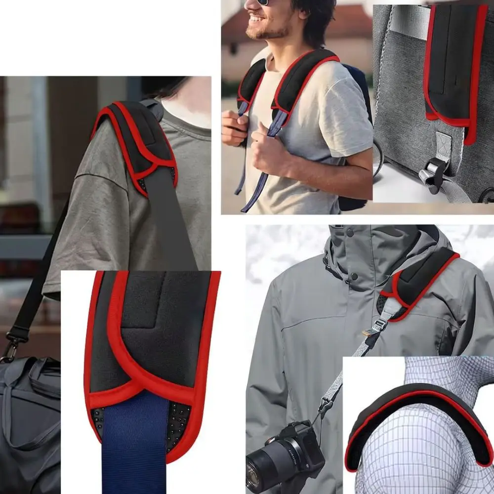 Protective Shoulder Strap Pad For Hiking Backpack Guitar Carrying Comfort Anti Skid Soft Durable Pressure Cushioning