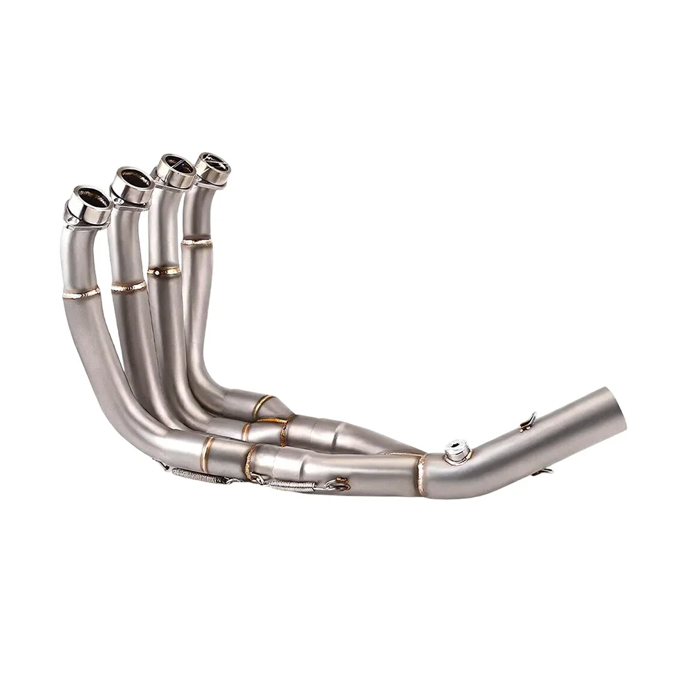 Für Yamaha R6 2006-2020 Komplettes Auspuffsystem Krümmer Mittelrohr Endrohr Schalldämpfer Auspuffrohre – Detail 4