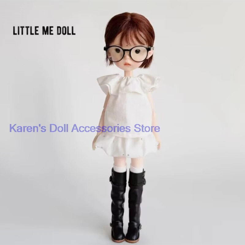 2026 new design 1pcs White rhinestone floral bud skirt for Blythe/landoudou(Fit for Lulu,ymy24,Ob22,24,26,zone, Jenny)