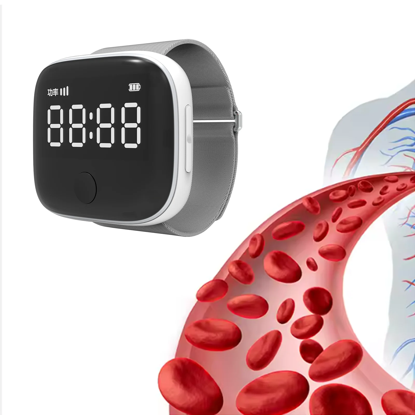 Reloj láser de salud y bienestar para diabéticos que controla niveles de azúcar en sangre reloj inteligente equipo físico