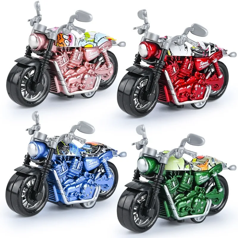 Legering Metaal Kindermotorfiets Speelgoed Statisch Model Displaystuk Zwaar uitgevoerd motorfiets Simulatie Speelgoed Displaystuk