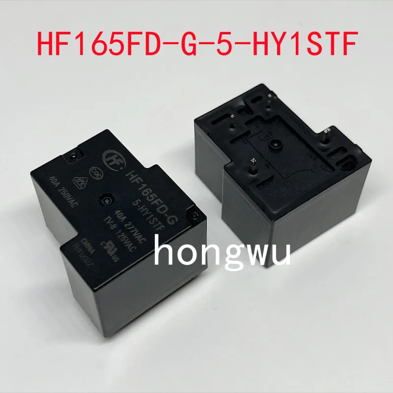 100% Original New 2PCS/ HF165FD-G-5-HY1STF  DC5V  relay  40A  4pins