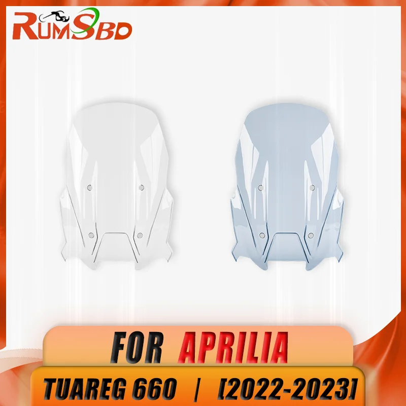 

Sport Touring Windshield Windscreen For Aprilia Tuareg 660 2022 2023 Motorcycle Wind Deflector Shield Screen
