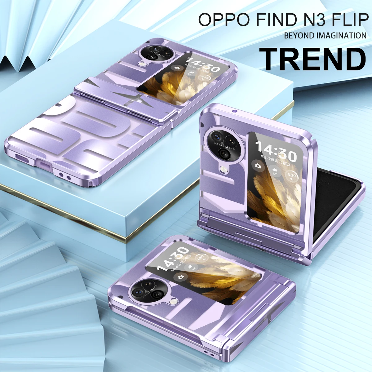 

Trendy Brand Mobile Phone Protective Shell for OPPO Find N3 Flip