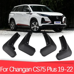 Wheel Mud Flaps Car Modification Accessories Splash Guards Mud Fenders Kit For Changan CS75 Plus 2019-2022 Mudflaps Splash Guard