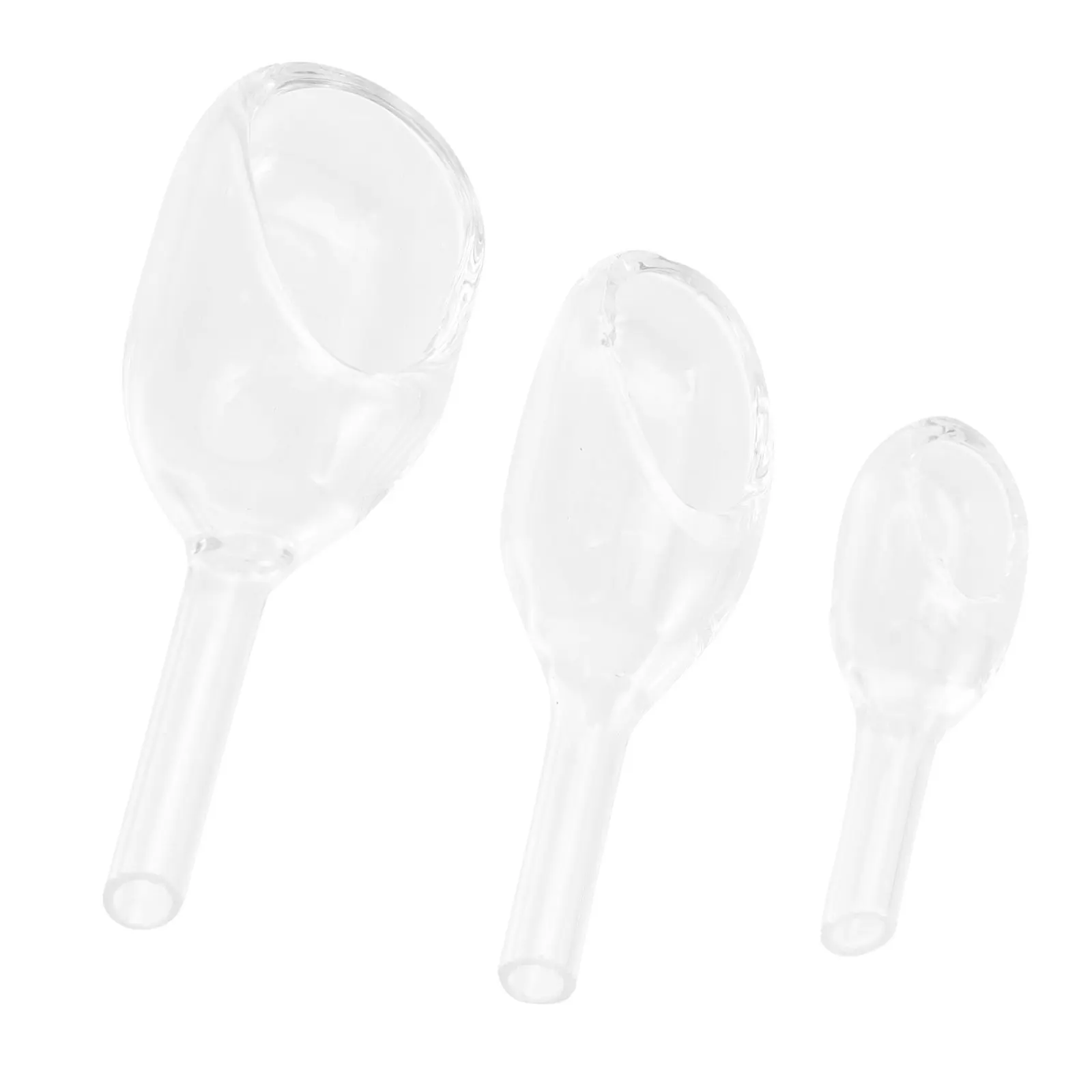 

3Pcs Glass Weighing Funnel Clear Laboratory Weighing Boat Experiment Glassware Lab Equipment Lab Funnel Laboratory Equipment