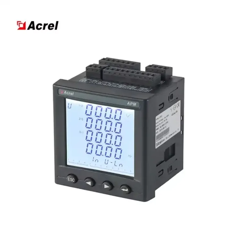 The APM810 Three-Phase Energy Meter, Featuring Ethernet Connectivity, A Digital Panel Display, And Historical Data Logging