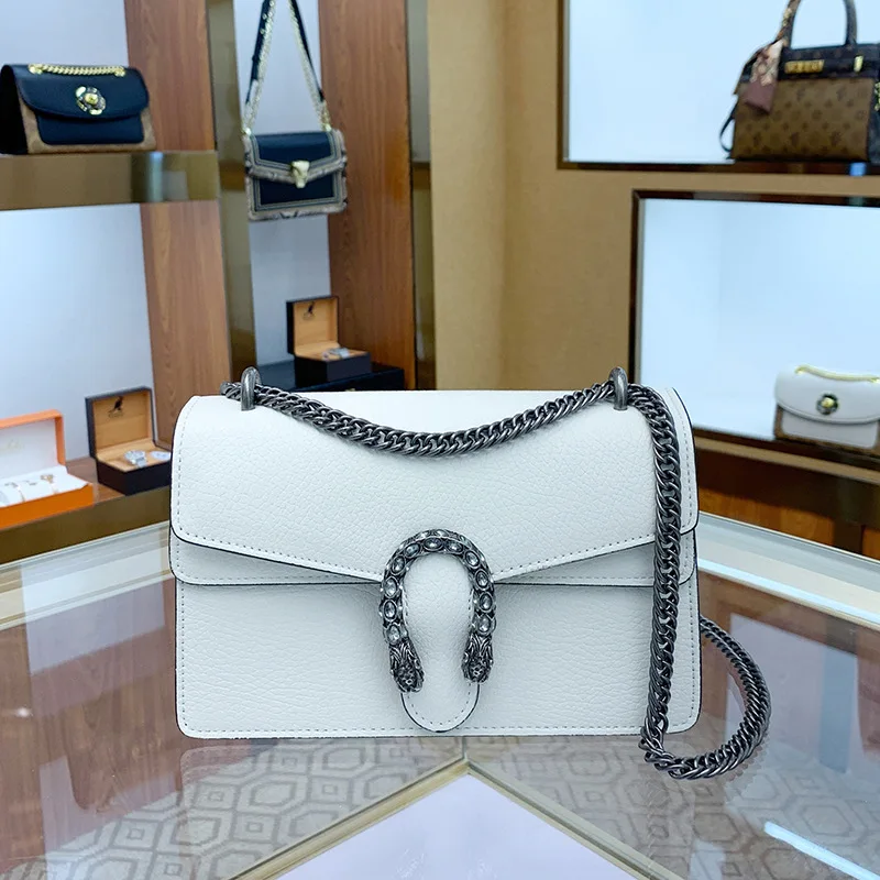 

Bacchus Bag Crossbody Small Square Bag Women New Trendy Fashion Single Shoulder Bag Vintage Chain Bag