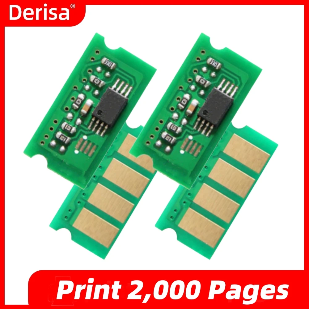 Derisa 8pcs Toner Chip For Ricoh Aficio SP C220s 222 240dn SP C230 240sf SPC220 Toner Cartridge 406159 406047 406099 406044 WW