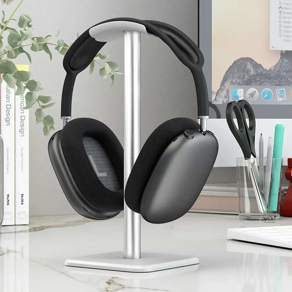 Alumínio Alloy Headphone Stand Rack, Espaço Saving Headset Suporte, Desktop Organizer, Display Vertical Bracket Hanger