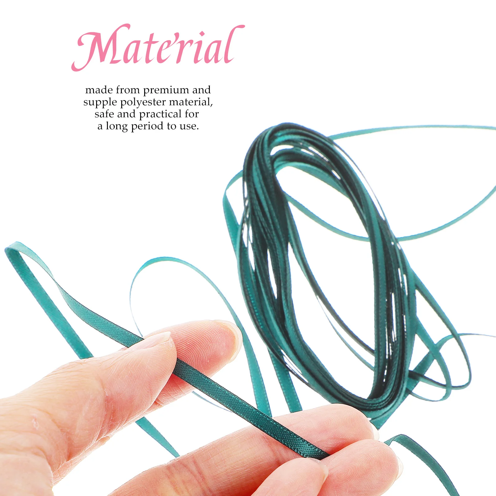 

30pcs Gift Packaging Ribbon Solid Color Polyester Cuttable Craft For Wedding Birthday Diy Decoration Festival Party Wrap