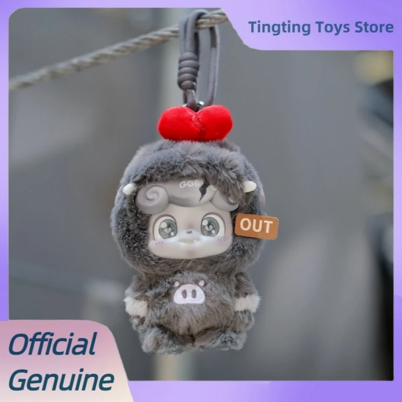 حقيقي Q.Kid Gg بوند سوبر برو سلسلة صندوق أعمى الشكل دمية الديكور لعبة لطيف الفينيل أفخم قلادة Q. طفل صندوق غامض اللعب هدية