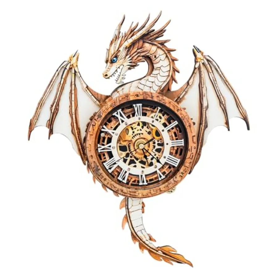 

3D Wooden Puzzles for Adults - Model Building Kit Wall Puzzle Creative Craft Gift Home Deco for DIY Enthusiasts, Brain Teaser B