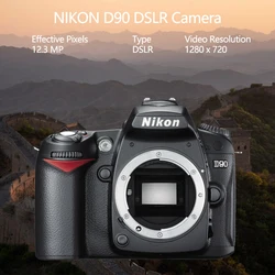 Nikon D90 12.3MP DX-Format CMOS Digital SLR Camera(No box)