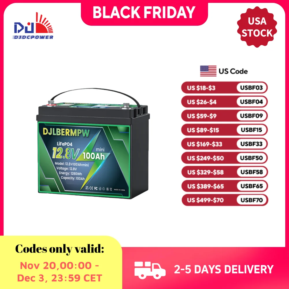 Djlbermpw 12V 100Ah…