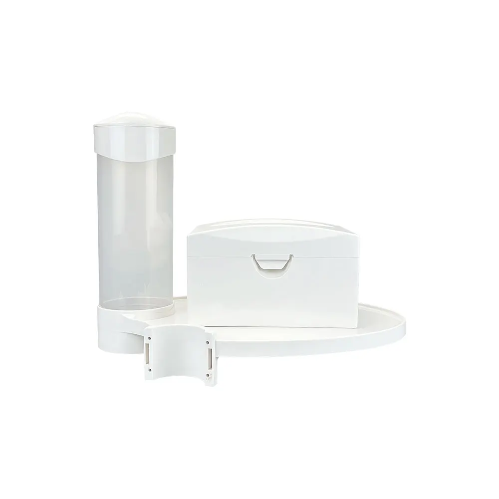 Cadeira Dental Scaler Bandeja, Papel Tissue Box, Cup Storage Holder, Dentista, Oral Care Parts, Instrumento, Odontologia Acessórios, Novo, 3 em 1