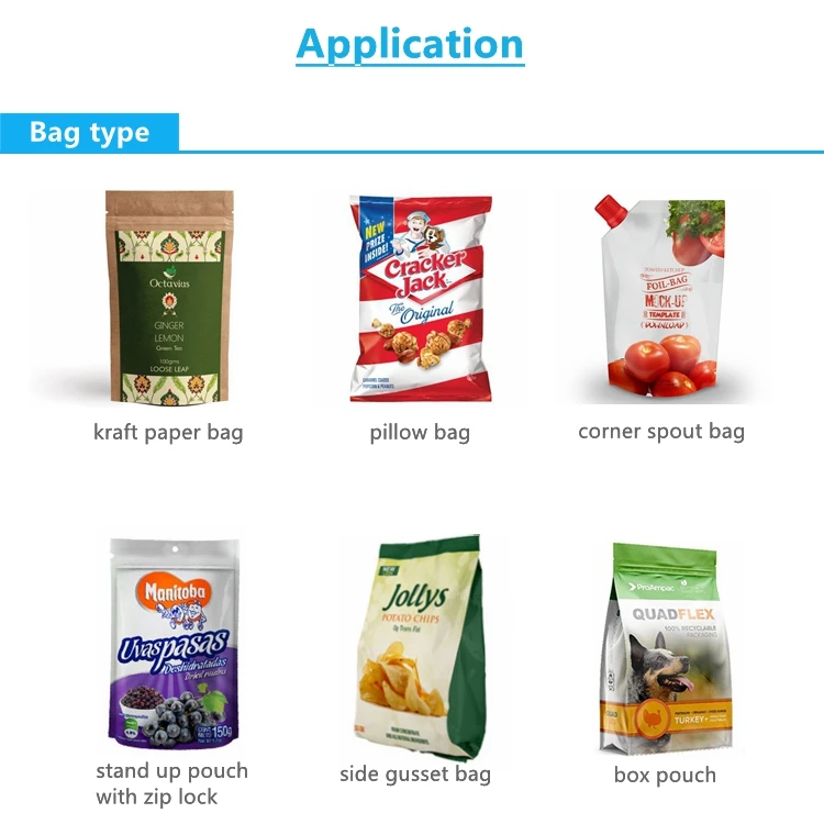 Chinese Factory Price Automatic Animal Feeds Dry Pet Food Premade Pouch Ziplock Bag Packing and Filling Machine for Dog Cat Food