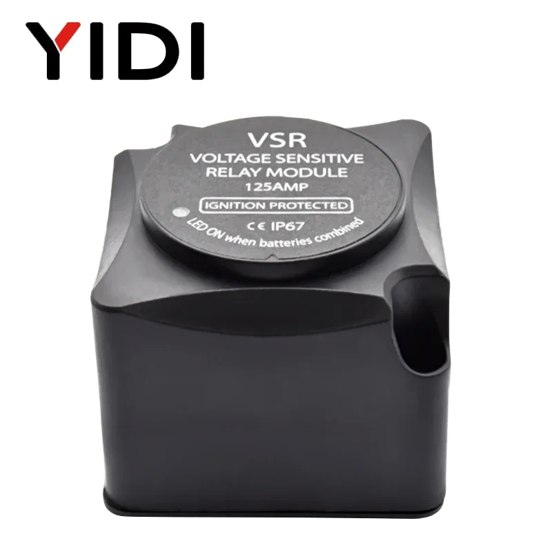 VSR Voltage Sensitive Relay 12V 140A Dual Battery Protection Smart Isolator Split Automatic Charging Relay Module Car Truck Boat