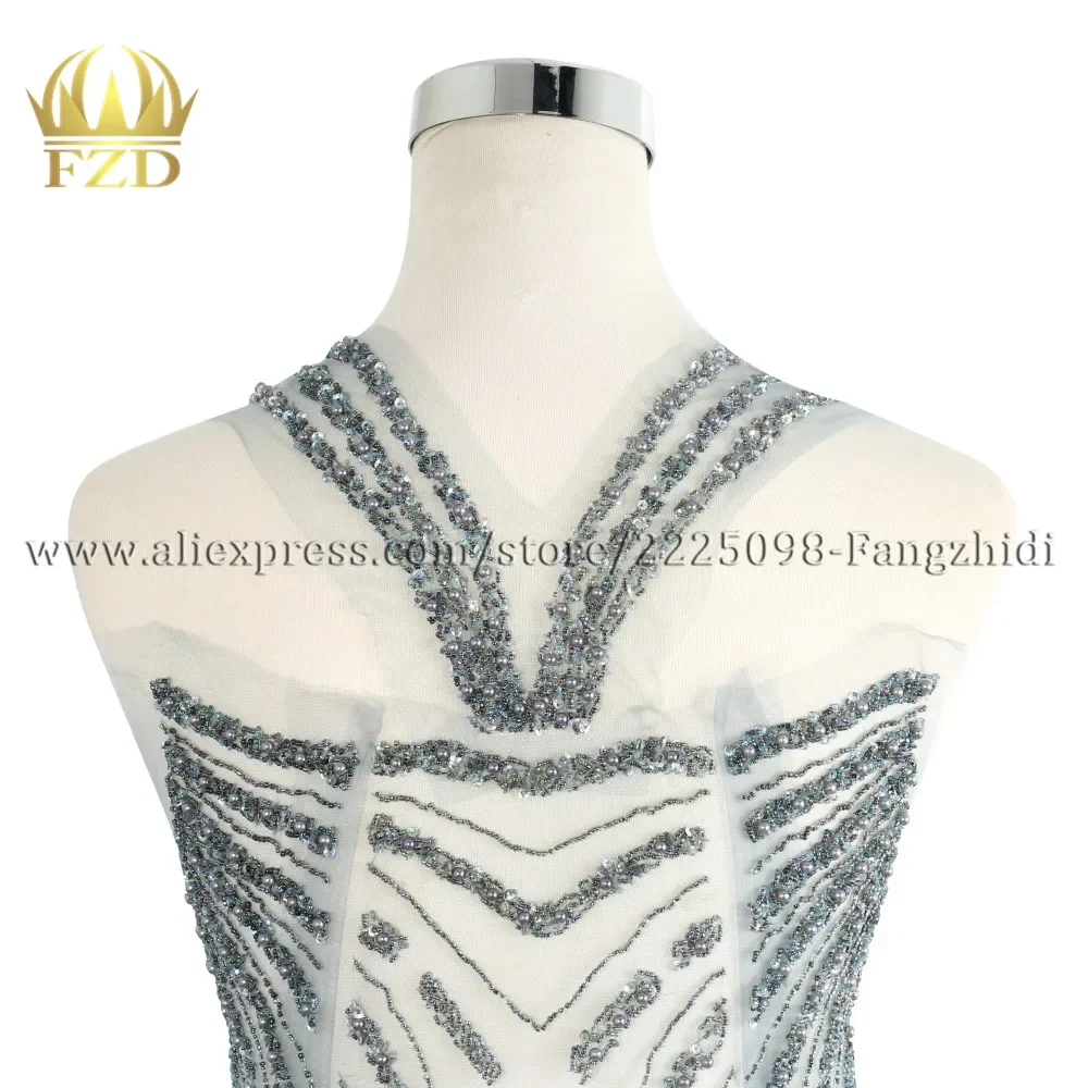 Elegant Rhinestone Crystal Stone Patches and Rhinestone Crystal Dress stone for Wedding Dresses Evening Dresses 150*36cmcm