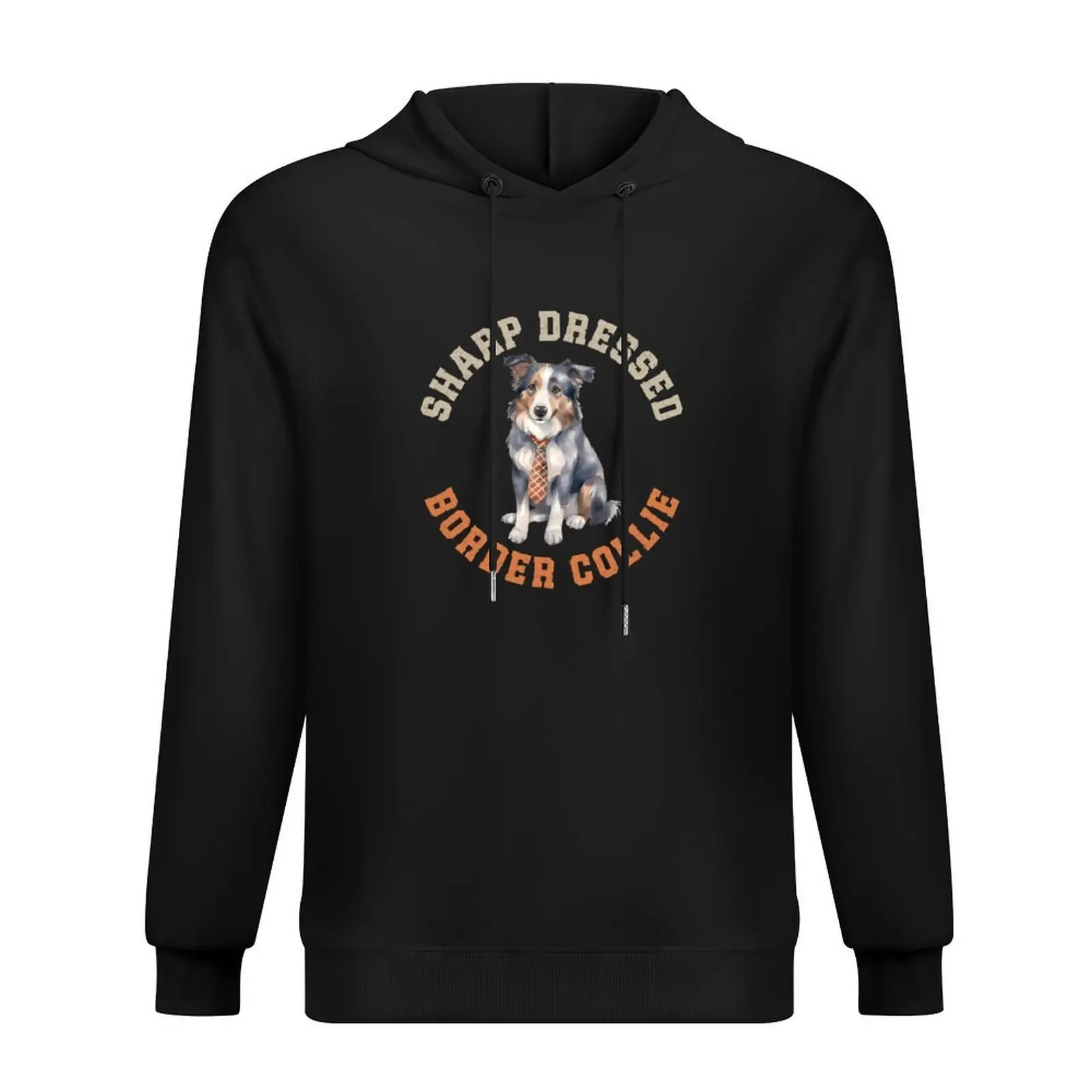 

Sharp Dressed Border Collie Cute Scottish Dog Hoodie mens clothing anime clothing winter clothes hoodie for men